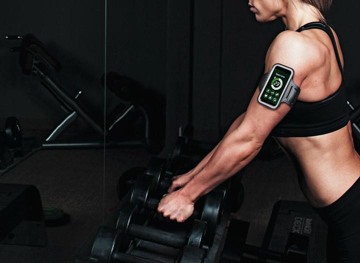 Produktbild AM Universal Fitness Sportarmband + Schlüsselfach bis 5.5" (Für Handy / Smartphone)