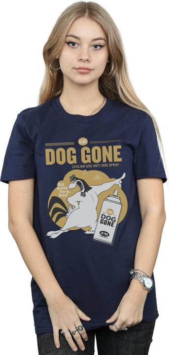 Actual product image Looney Tunes Womens/Ladies Dog Gone Foghorn Leghorn Cotton Boyfriend T-Shirt (M)