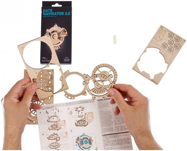 Actual product image Ugears Mechanical calendar