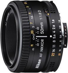 Image du produit Nikon Nikkor 50mm f/1.8D AF (Nikon F, Plein format)