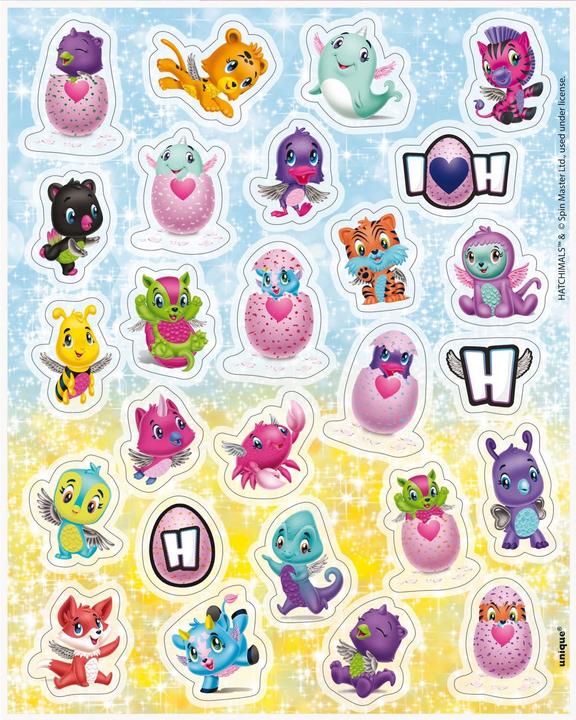 Actual product image Hatchimals Sticker Sheet (Pack of 4)