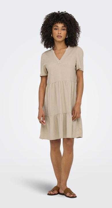 Actual product image Only Regular fit V-neck Short dress Bell-shaped dress (XL)