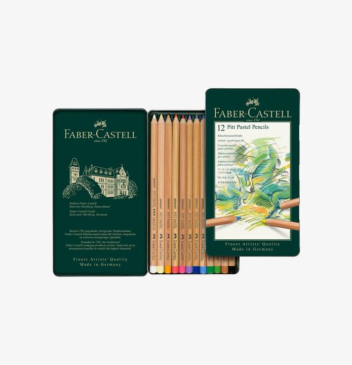 Image du produit Faber-Castell Pastel Pitt (Multicolore, 12 x)