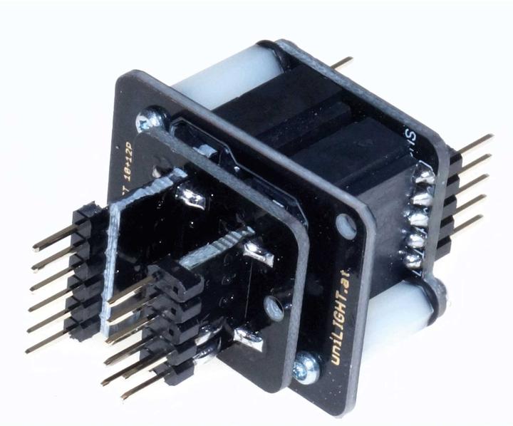Image du produit Unilight connecteur direct header avec 9 pôles primaires 4 pôles secondaires, 2pcs, uni contactle