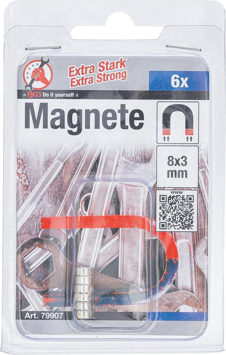 Image du produit BGS Kit d'aimants (6 x)