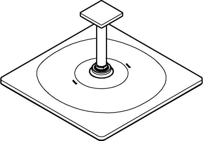 Actual product image Grohe Overhead shower set Rainshower Mono Cube 310 EcoJoy 26566000 31x31 cm incl. ceiling (9 l/min)