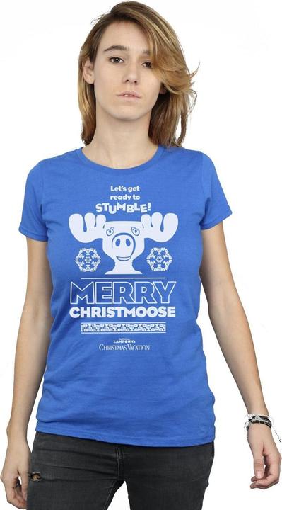 Immagine prodotto National Lampoon´s Vacation National Lampoon's Christmas Vacation Merry Christmoose Maglietta Donna (M)