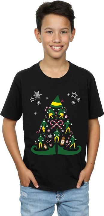 Actual product image Elf Boys Christmas Tree T-Shirt (140, 146)