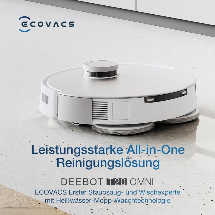 Image du produit Ecovacs DEEBOT T20 OMNI (Robot d'aspiration et de nettoyage)