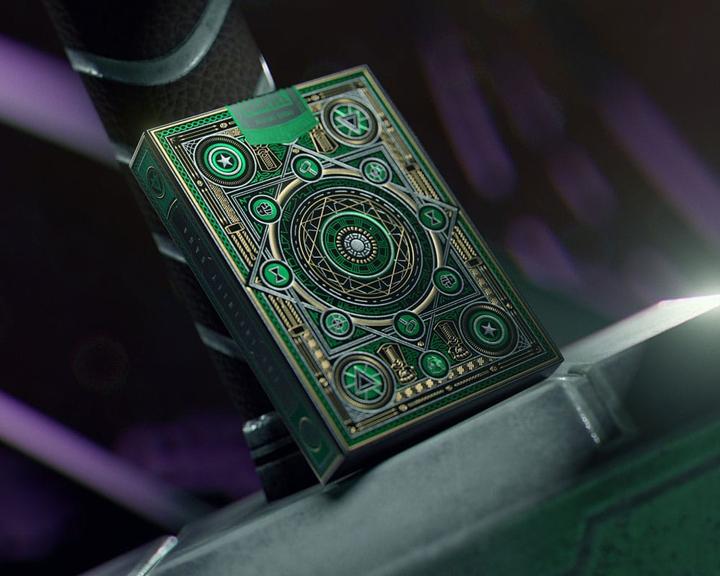 Actual product image Theory11 Avengers - The Infinity Saga Playing Cards Green Version (English)