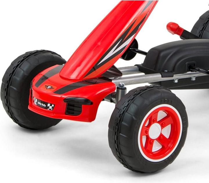 Actual product image Mally Go-kart Viper red pedals