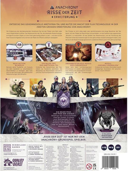 Actual product image Skellig Games Anachrony - Rifts of Time (Expansion) (German)