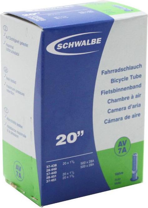 Actual product image Schwalbe AV 7A (Schrader (AV), 20", 40 mm)