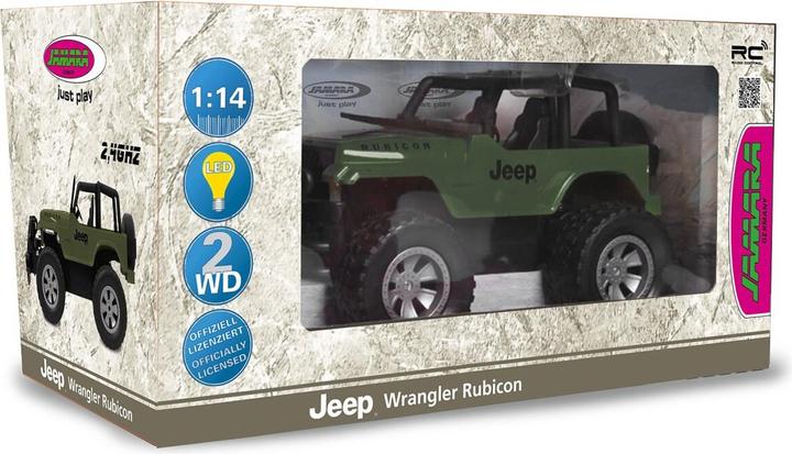 Immagine prodotto Jamara Jeep Wrangler Rubicon 1:14 verde oliva 2.4GHz