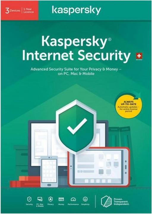 Produktbild Kaspersky Internet Security (3 User, 12 Monate)