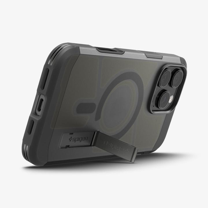 Actual product image Spigen - Tough Armor MagSafe - iPhone 16 Pro Max - Frost Black (Apple iPhone 16 Pro Max)