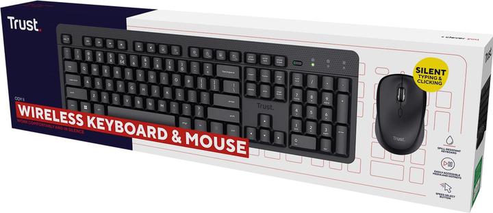 Produktbild Trust Ody Ii Wl Keyboard Mouse Blk D (DE, Kabellos)
