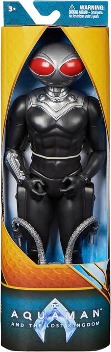 Actual product image Spin Master AQUAMAN MOVIE Character Black Manta 30 cm
