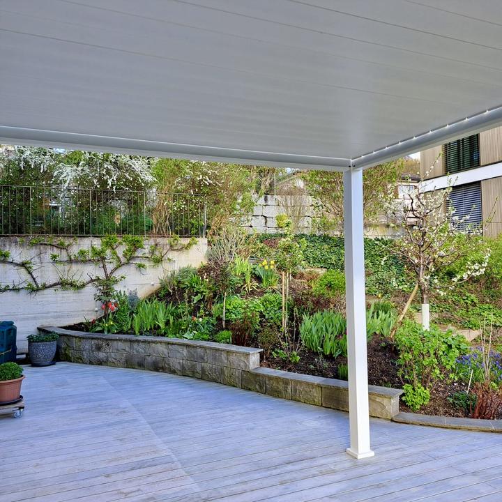 Immagine prodotto Weide Pergola Deluxe Plus 3x4m con tetto a doghe bianco (300 cm, 400 cm)