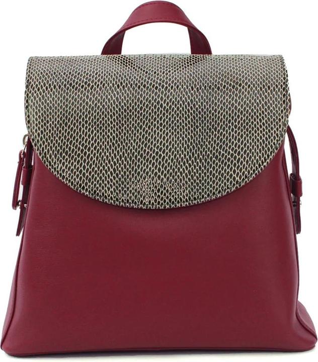 Eastern Counties Leather Rucksack Petra Schlangenmuster Leder