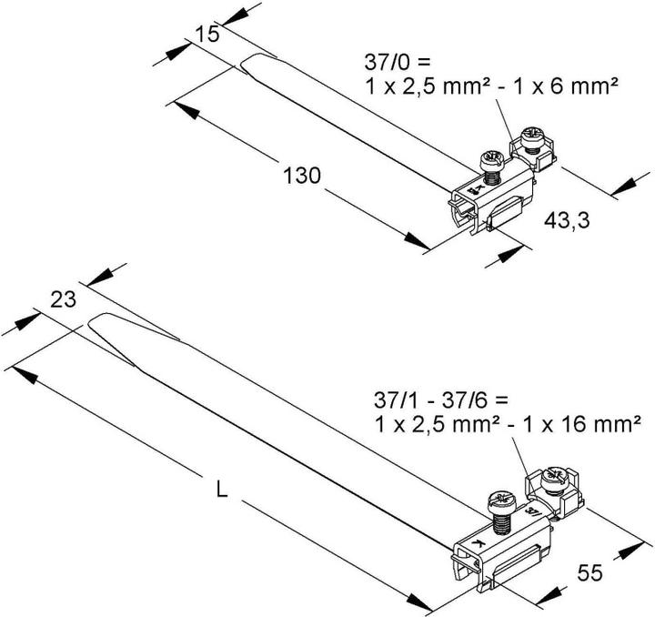 Actual product image Kleinhuis GmbH Co. KG Grounding strap clamp with terminal 37/6