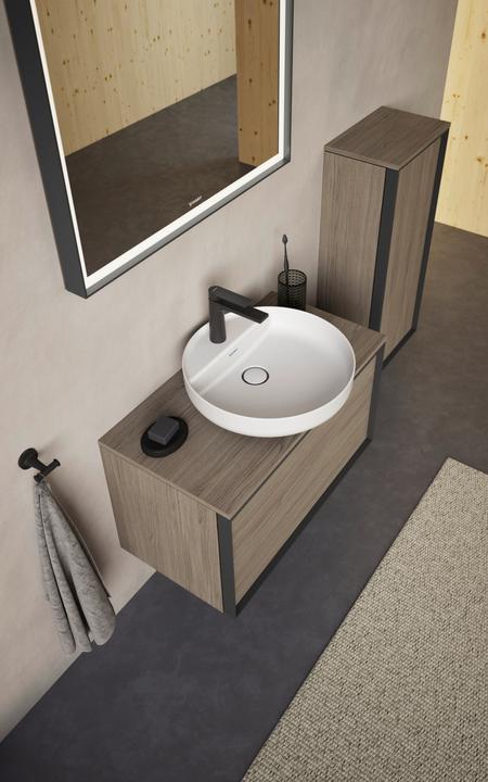 Produktbild Duravit EH-WT-MI M Tulum Ausl 135 o ZAG schwarz matt