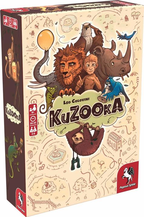 Actual product image Pegasus 51230G - KuZOOka, board game, for 2-6 players, from 9 years (DE/EN edition) (English)