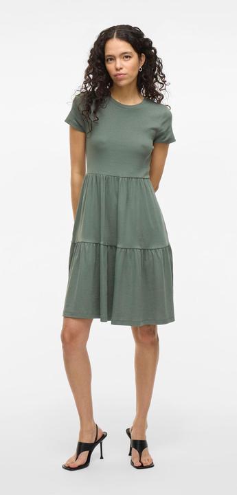 Image du produit Vila Petite – Kurzärmeliges Midikleid (L)