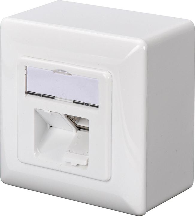 Produktbild Digitus CAT 5e Modulare Anschlussdose geschirmt 2x RJ45 8P8C LSA Farbe Reinweiss Aufputz