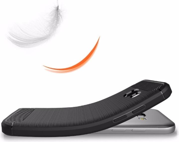 Actual product image Screenguard Samsung Galaxy A5 2017 Cover Carbon Brushed Soft TPU (Samsung Galaxy A5 (2017))