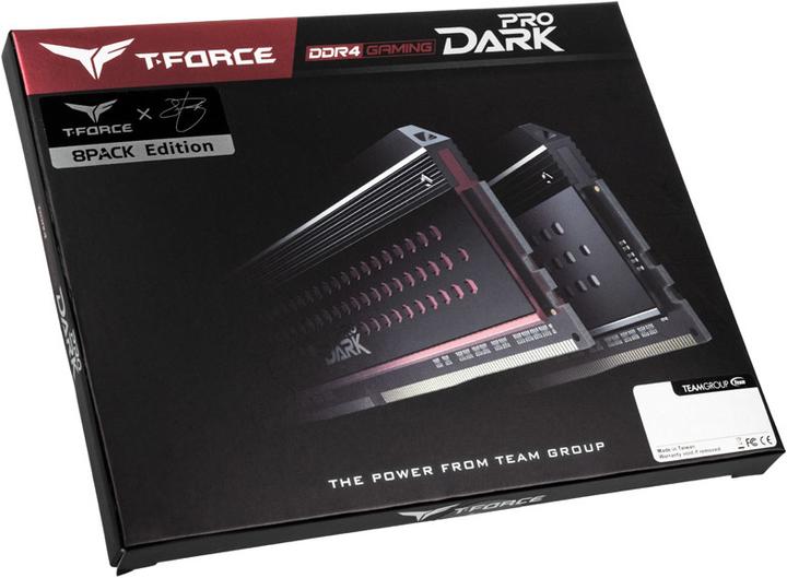 Actual product image Team Group Dark Pro "8Pack Ripped Edition", DDR4-3600, CL14 - 16 GB Dual-Kit (2 x 8GB, DDR4-RAM)