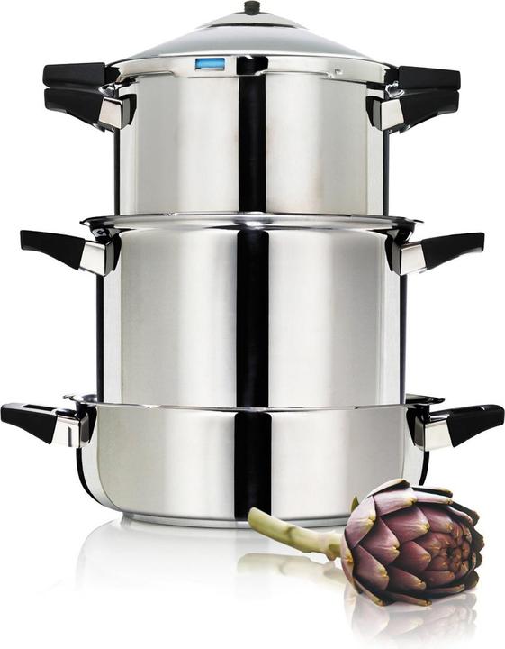 Actual product image Kuhn Rikon Duromatic (24 cm, Steam cooker, Stainless steel)