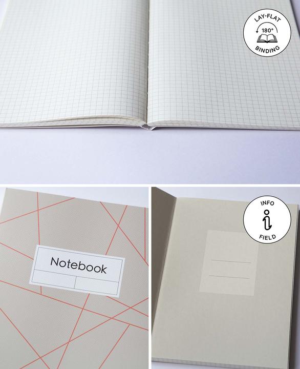 Image du produit I Am Creative Cahier de notes, A5 (A5, Quadrillé)