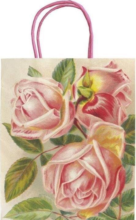 Sköna Ting A5 Dekotasche STBAG140 Rosa Rosen (Gift bag)