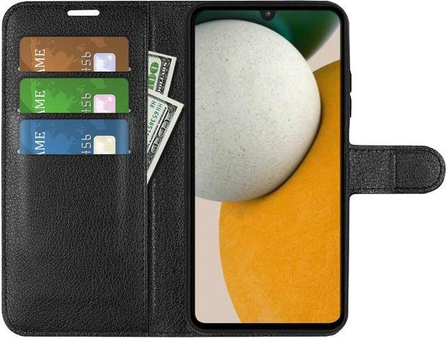 Actual product image MU Classic Litchi Leather Bookcover Series (Samsung Galaxy A15 5G)