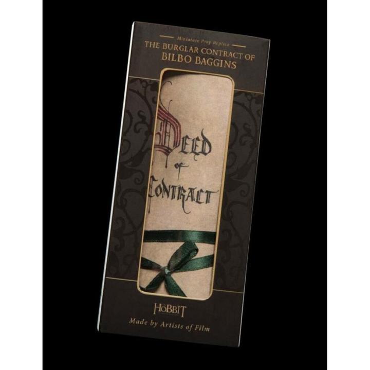 Actual product image Weta Collectibles The Hobbit: Bilbo's Contract