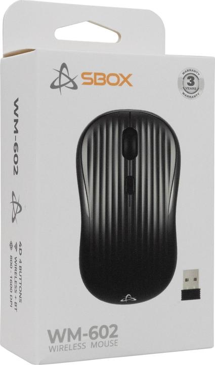 Immagine prodotto Sbox WM-602 nero senza fili (Senza fili)