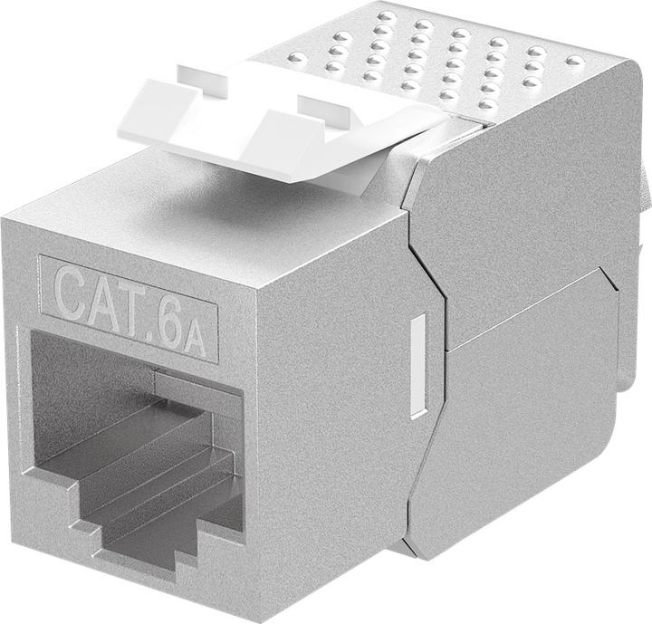 Image du produit Goobay Keystone RJ45 Module CAT 6A, STP, slim-line (Module Keystone)
