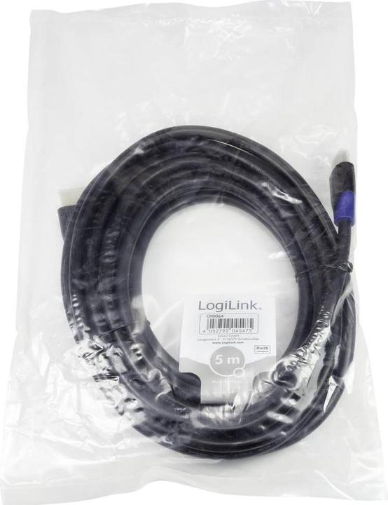 Actual product image LogiLink HDMI (Typ A) — HDMI (Typ A) (5 m, HDMI)