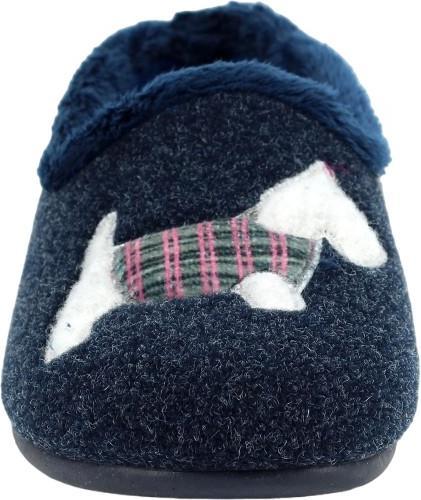 Actual product image Lazy Dogz Womens/Ladies Monique Scottish Terrier Slippers (39)
