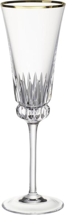 Villeroy & Boch Champagne goblet, set of 2 pieces Grand Royal Gold (12 cl, 2 Glasses, Champagne glasses)