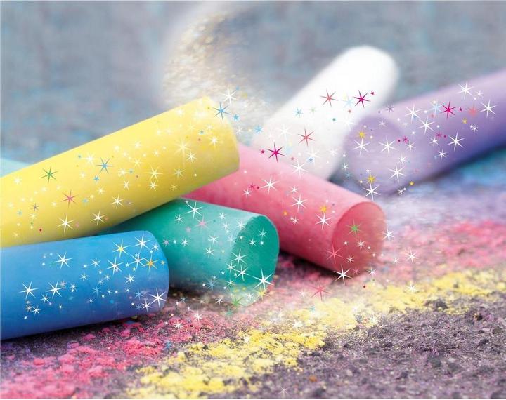 Actual product image EberhardFaber Street Chalk Glitter (Multicoloured, 20 x)