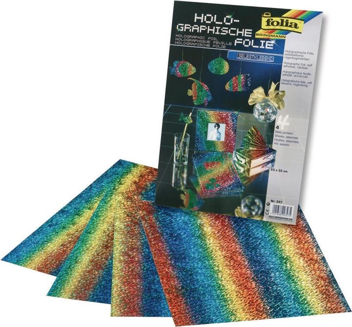 Produktbild Folia Holographische Folie Regenbogen (4 x)