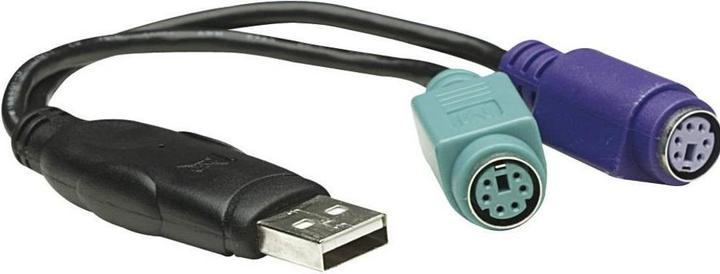 Actual product image Manhattan USB to PS/2 adapter cable