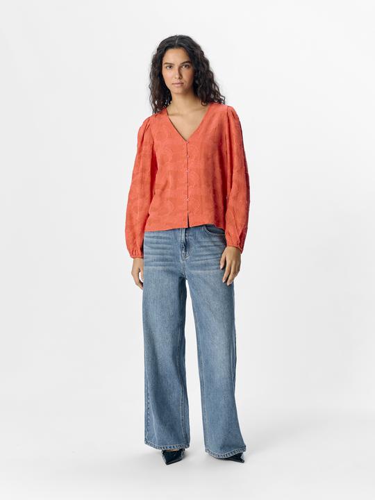Produktbild Object Jacquard Hemd (40)