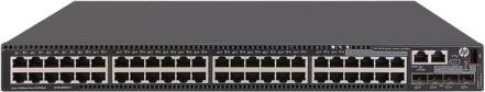 Actual product image HPE E N FlexNetwork 5510 HI Switch 4 SFP+ Ports, 1 Slot, MACsec Support (48 ports)