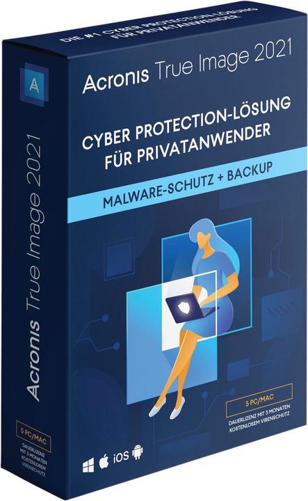 Acronis True Image 2021 Box 5 (5 User, unbegrenzt)