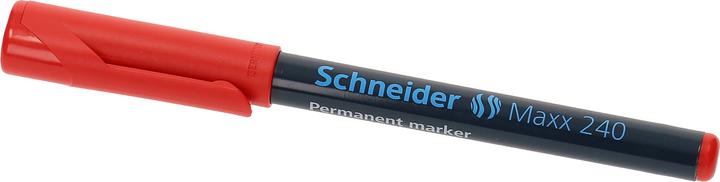 Actual product image Schneider Maxx 240 permanent marker Line width: 1-2 mm Ink colour: red (Red, 2 mm, 10 x)