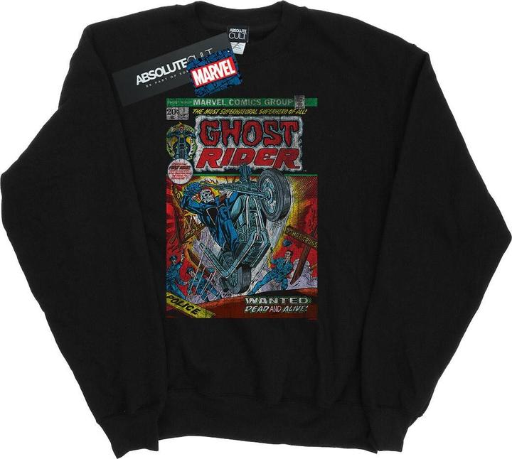 Ghost Rider Distressed Comic Cover Sweatshirt (XXL)