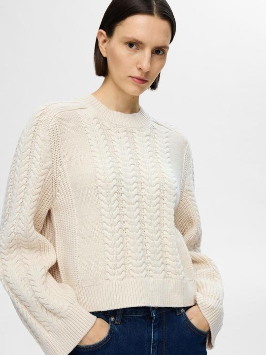 Actual product image Selected Femme Cable knit jumper (XL)